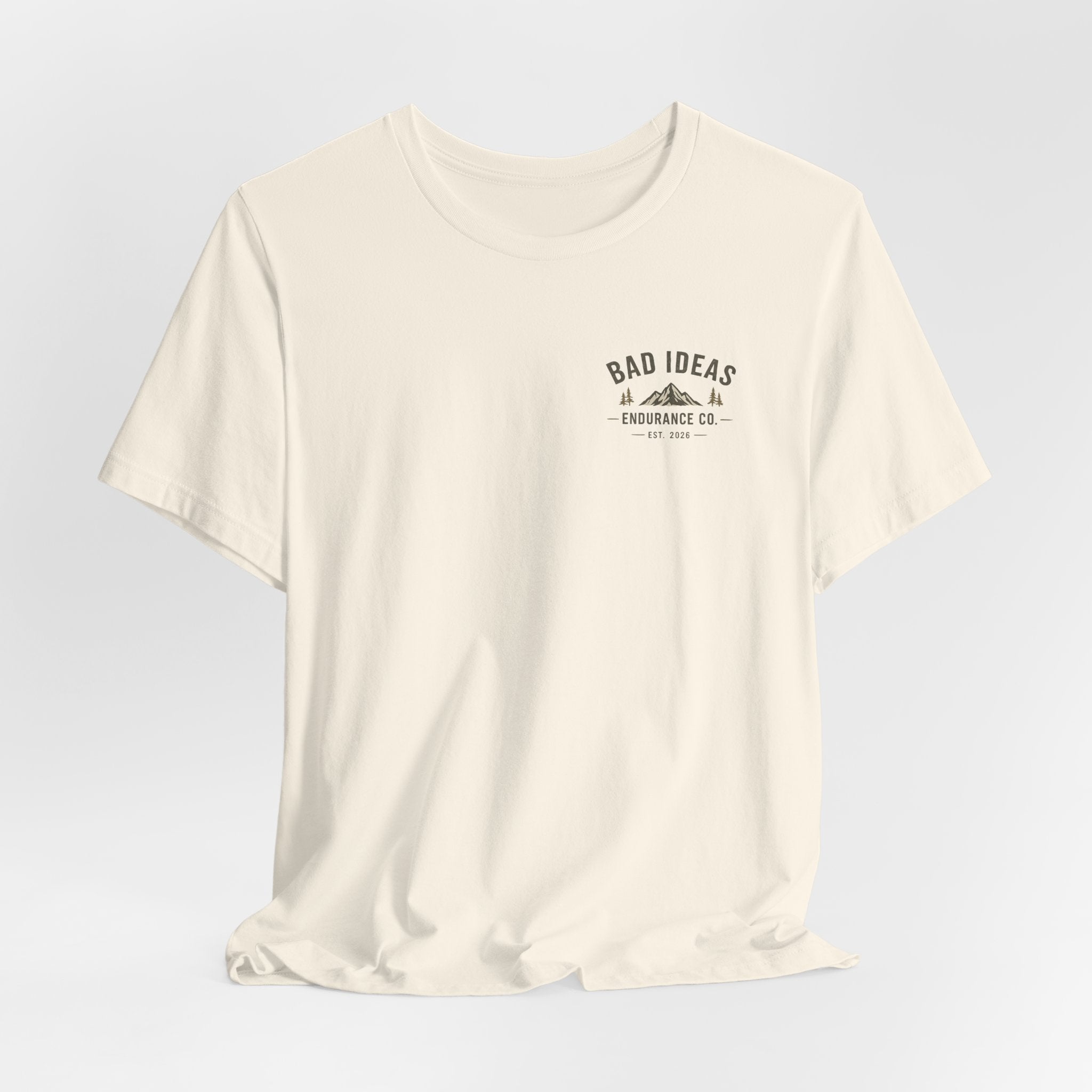 Bad Ideas Endurance Co. Skeleton Runner Trail Running Shirt | Ultra Marathon Tee