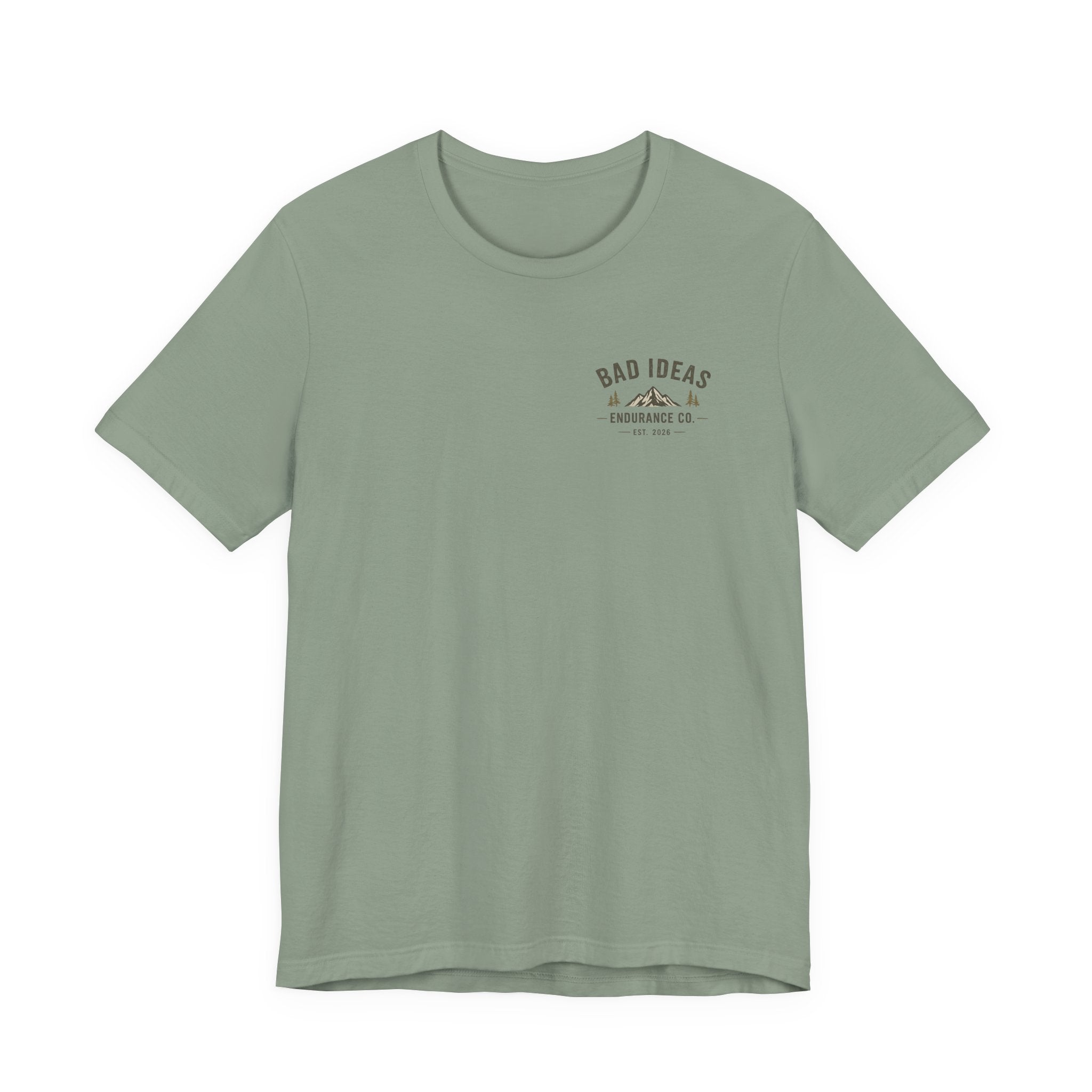 Bad Ideas Endurance Co. Skeleton Runner Trail Running Shirt | Ultra Marathon Tee