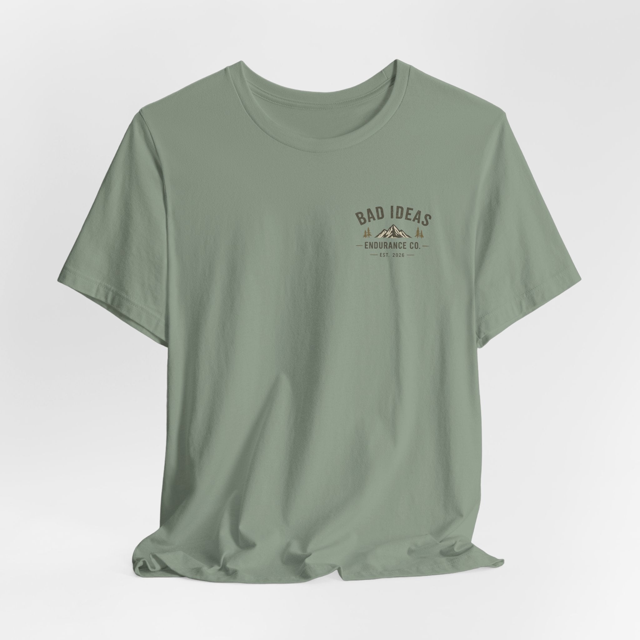 Bad Ideas Endurance Co. Skeleton Runner Trail Running Shirt | Ultra Marathon Tee