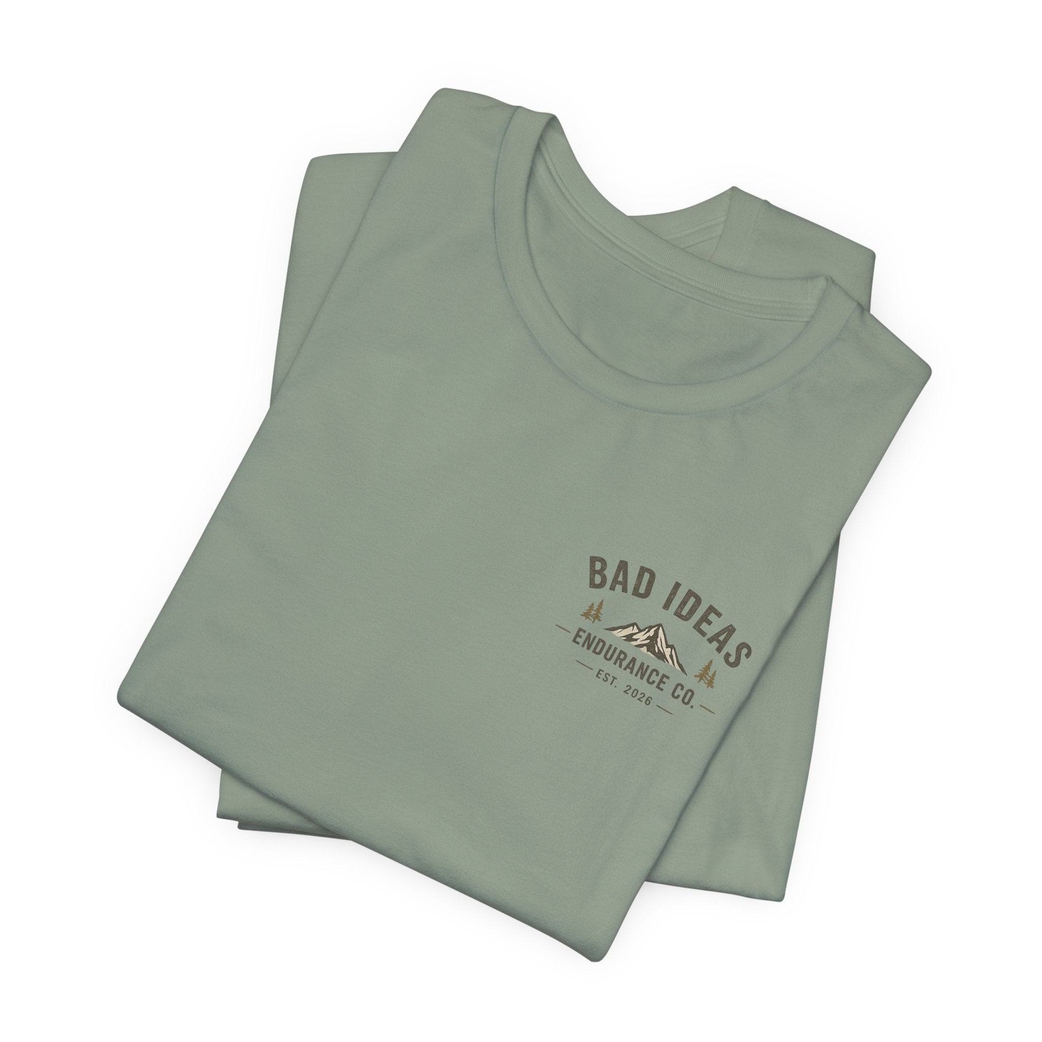 Bad Ideas Endurance Co. Skeleton Runner Trail Running Shirt | Ultra Marathon Tee