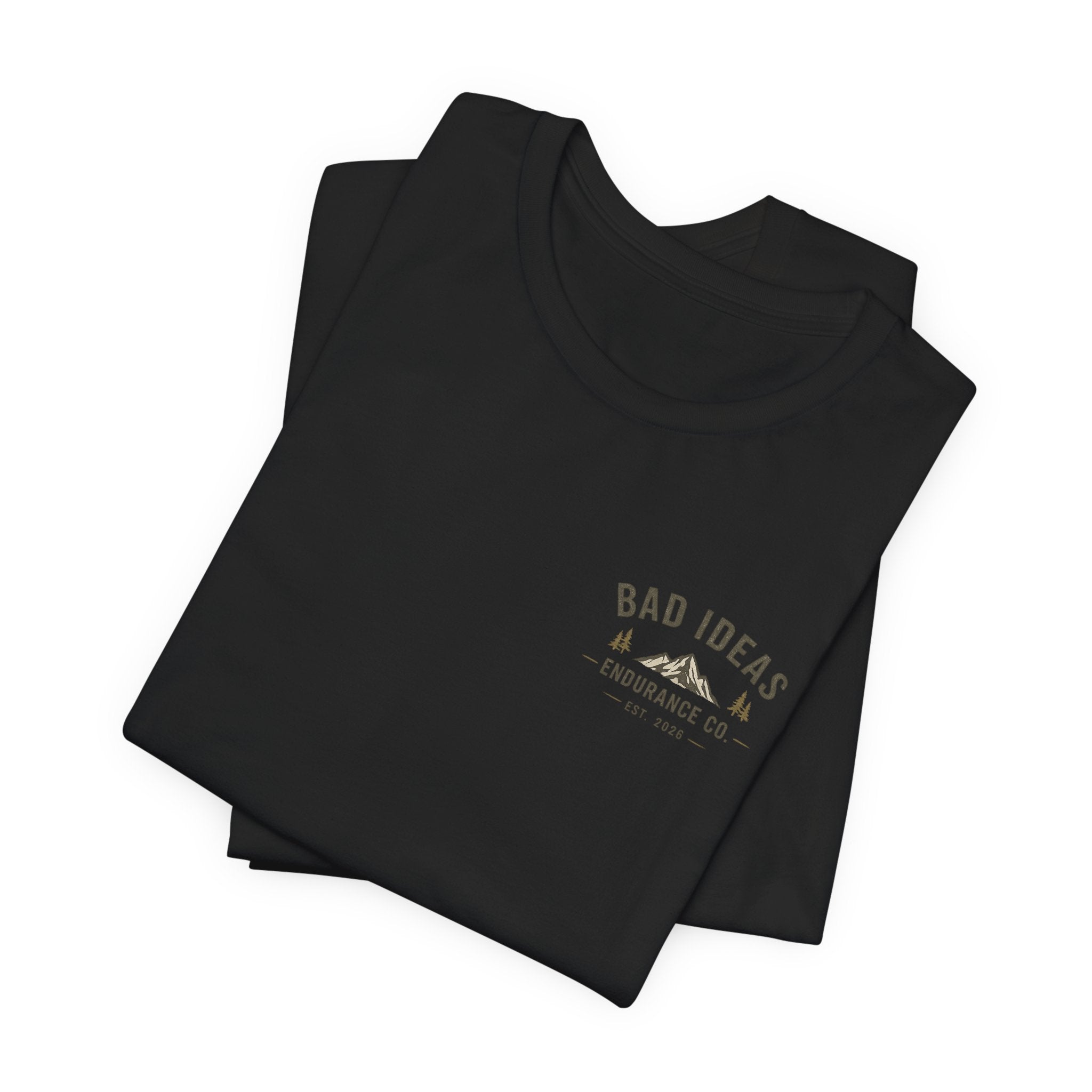 Bad Ideas Endurance Co. Skeleton Runner Trail Running Shirt | Ultra Marathon Tee