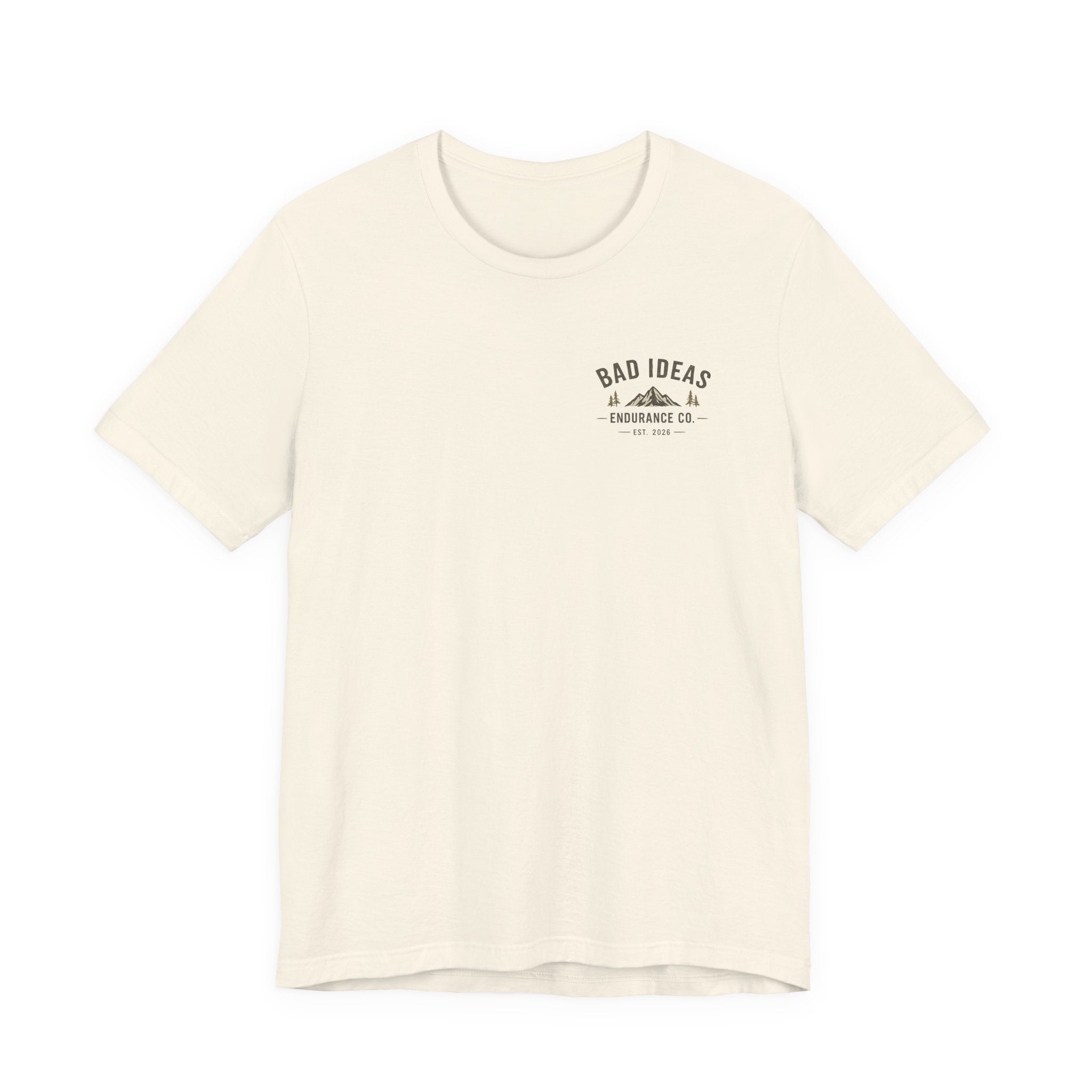 Bad Ideas Endurance Co. Skeleton Runner Trail Running Shirt | Ultra Marathon Tee