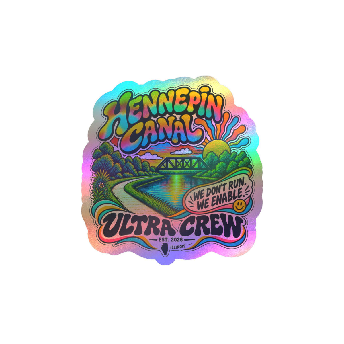 Hennepin canal crew sticker